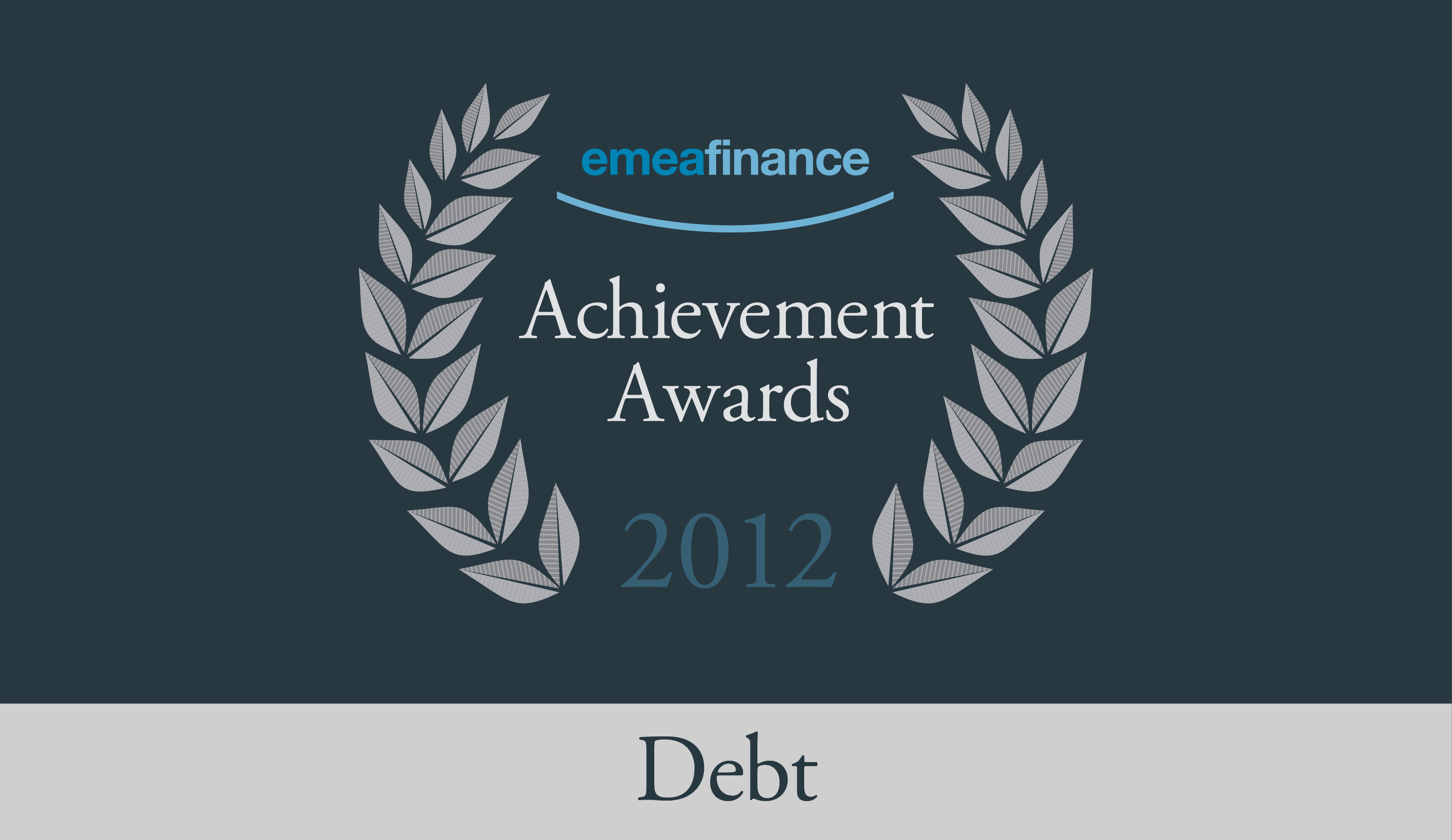 Achievement Awards 2012: Debt markets