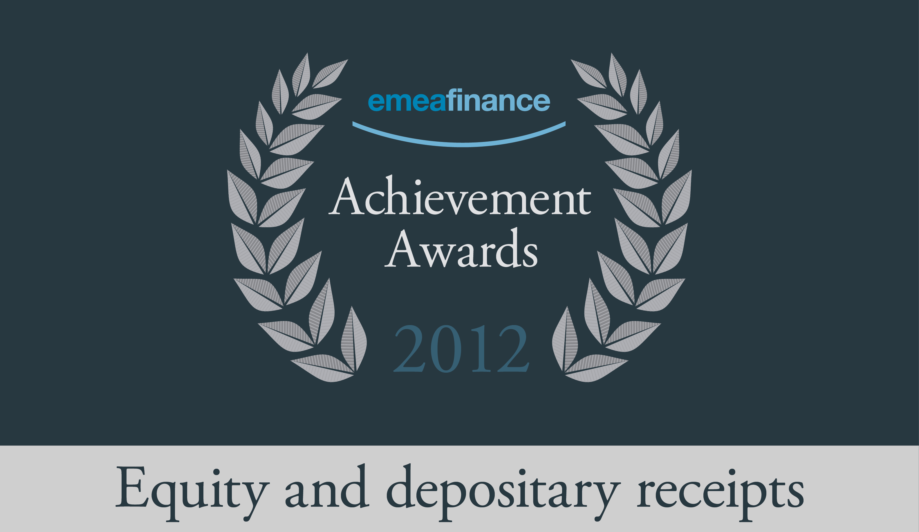 Achievement Awards 2012: Equity markets and depositary receipts