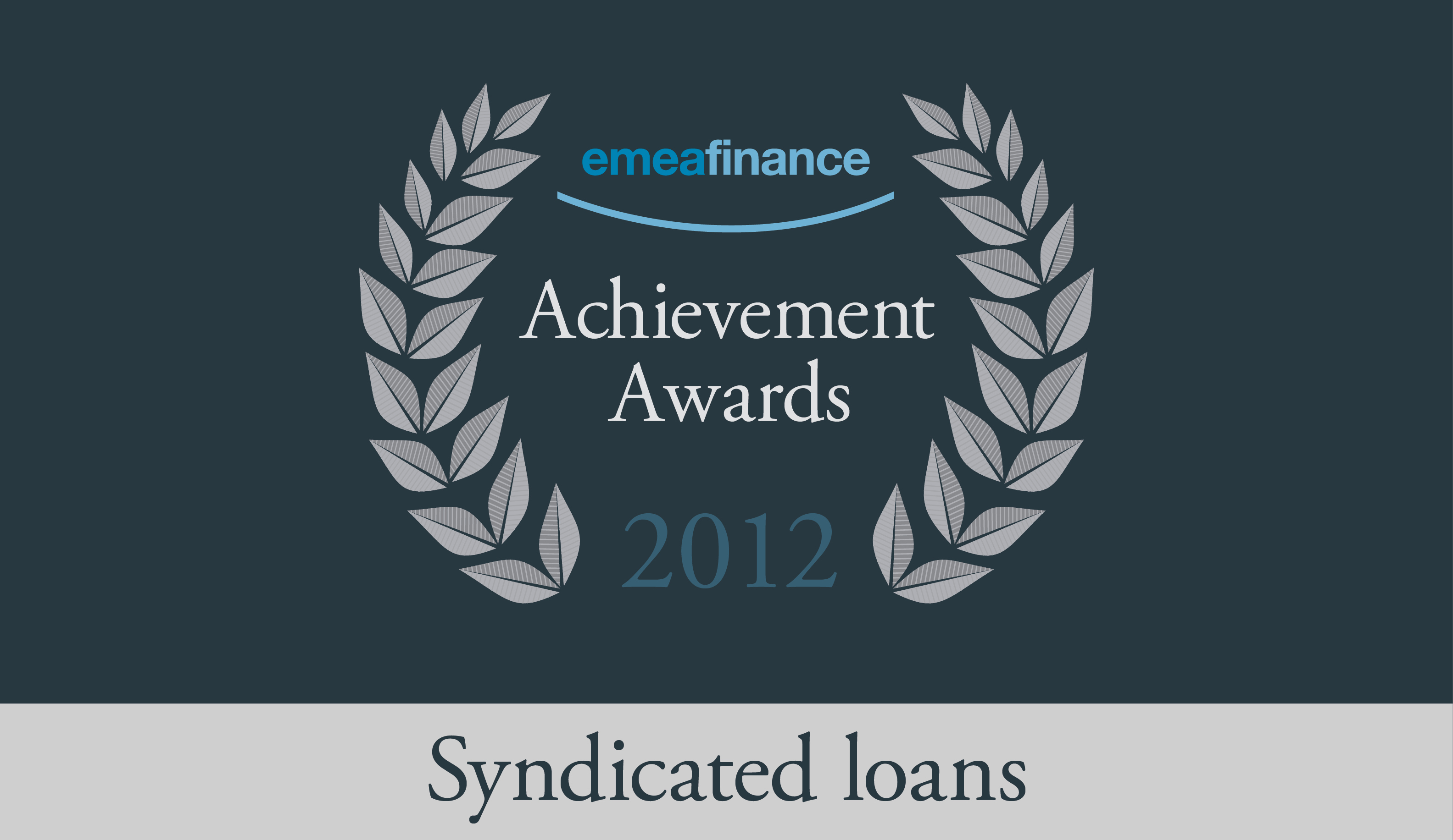 Achievement Awards 2012: Syndicated loans